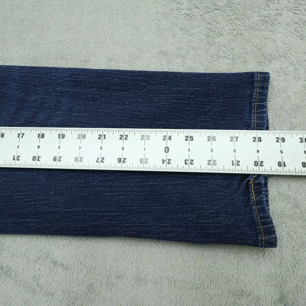 Levi's Jeans Mens 38x29 Blue 505 Straight Regular Fit Denim Dark Wash